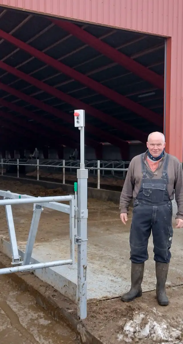 Der er taget en ny kostald i brug hos familien Grønne i Vinderup